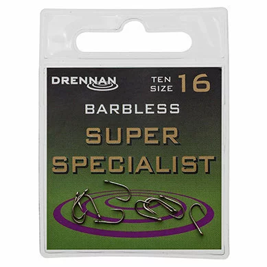 Drennan - Haken Super Specialist Barbless - Drennan 1 Drennan - Haken Super Specialist Barbless - Drennan