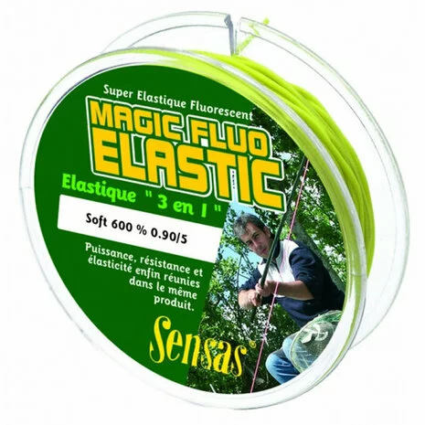 Volle Elastiek Magic Fluo Elastic Soft 600 1,6 (25M) - Sensas 1 Volle Elastiek Magic Fluo Elastic Soft 600 1,6 (25M) - Sensas