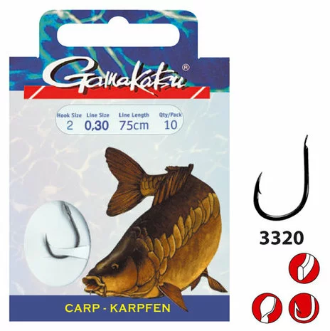 Gamakatsu - Onderlijn Hook BKD Carp 75cm - Gamakatsu 1 Gamakatsu - Onderlijn Hook BKD Carp 75cm - Gamakatsu