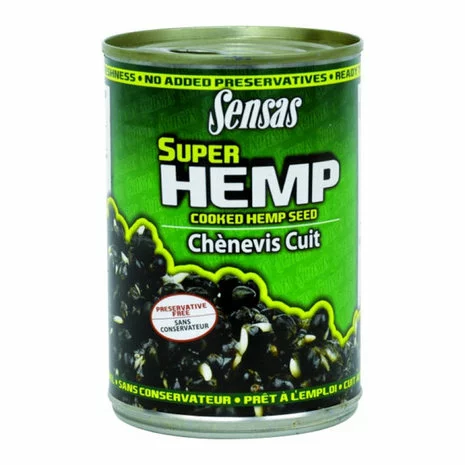 Mais Gekookte Hennep In Blik 350G - Sensas 1 Mais Gekookte Hennep In Blik 350G - Sensas