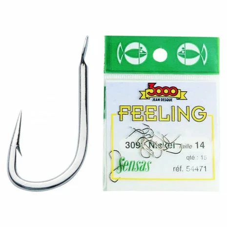 Haken Feeling 3091 15St Nikkel - Sensas 1 Haken Feeling 3091 15St Nikkel - Sensas