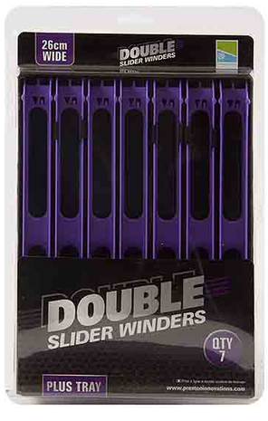 Lijnlatten Double Slider Winders 26Cm Wide Purple - Preston 1 Lijnlatten Double Slider Winders 26Cm Wide Purple - Preston