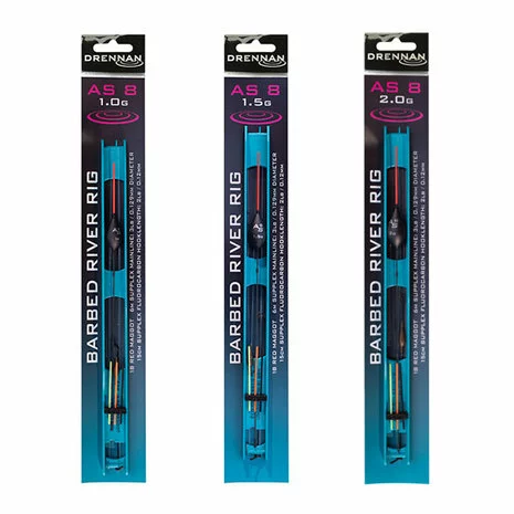 Drennan - Gemonteerde Lijn Barbed River Rig AS 8 - Drennan 1 Drennan - Gemonteerde Lijn Barbed River Rig AS 8 - Drennan