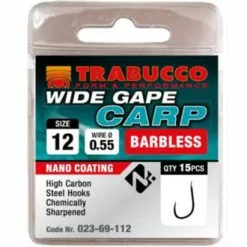 Trabucco - Haken Wide Cape Carp Barbless - Trabucco