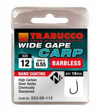 Trabucco - Haken Wide Cape Carp Barbless - Trabucco 1 Trabucco - Haken Wide Cape Carp Barbless - Trabucco