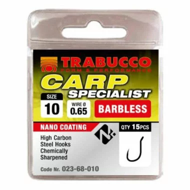 Trabucco - Haken Carp Specialist Barbless - Trabucco 1 Trabucco - Haken Carp Specialist Barbless - Trabucco