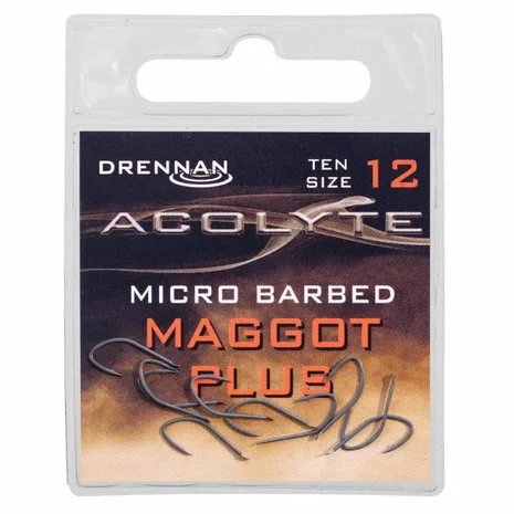 Drennan - Haken Acolyte Micro Barbed Maggot Plus - Drennan 1 Drennan - Haken Acolyte Micro Barbed Maggot Plus - Drennan