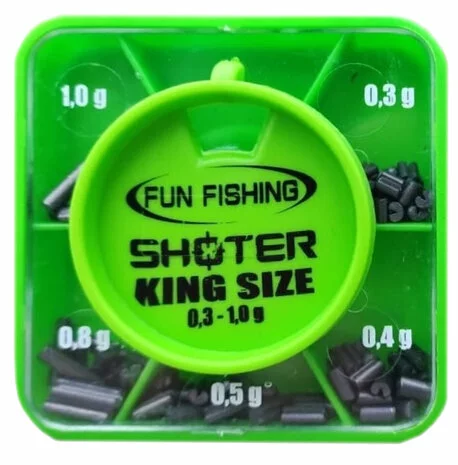 Fun Fishing - Lood Shoter King Size Box - MIXED - Fun Fishing 1 Fun Fishing - Lood Shoter King Size Box - MIXED - Fun Fishing
