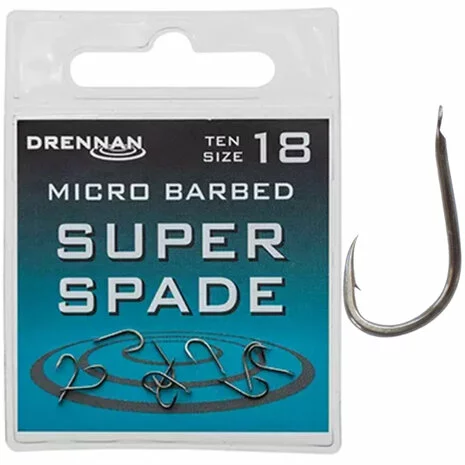 Drennan - Haken Super Spade Micro Barbed - Drennan 1 Drennan - Haken Super Spade Micro Barbed - Drennan